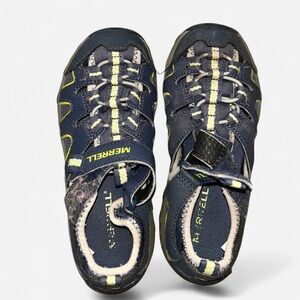 Merrell Kids' Blue and Yellow Water Shoes